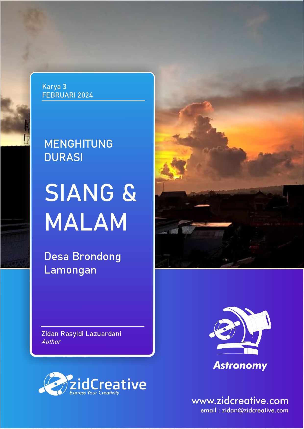 Durasi Siang dan Malam Daerah Lamongan
